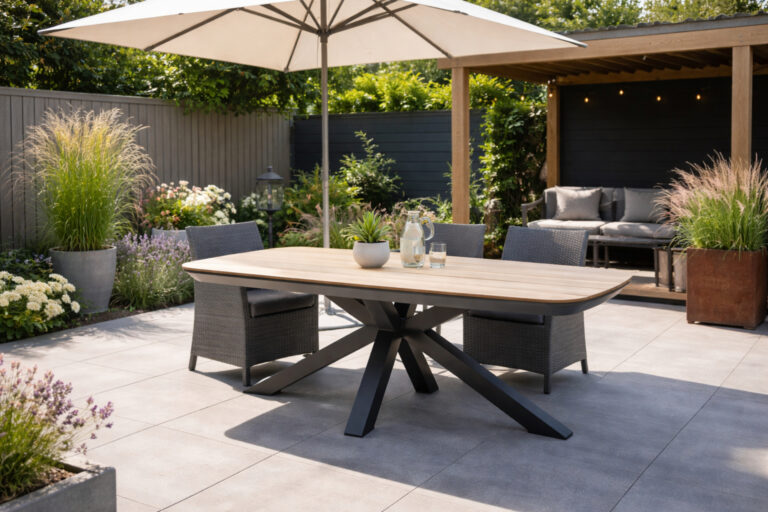 Bradford tuintafel HPL 220x100cm