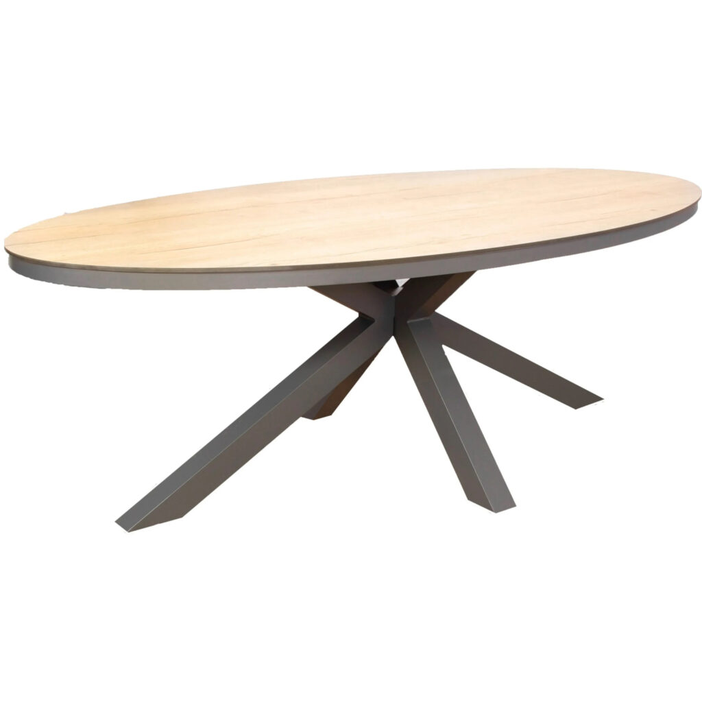 Brescia tuintafel ovaal 220x115cm