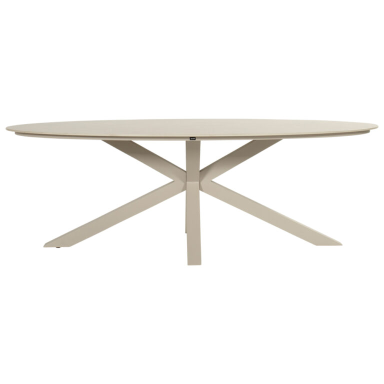 Hartman Xander ovale tuintafel 220x120cm - Sand