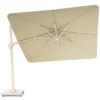 Platinum Sun & Shade Nexus T2 300x300cm zweefparasol Champagne + 90kg granieten voet