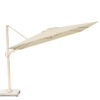 Platinum Sun & Shade Nexus T2 300x300cm zweefparasol Champagne + 90kg granieten voet
