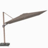 Platinum Sun & Shade Nexus T2 300x300cm zweefparasol Mocca Havana + 90kg granieten voet
