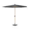 Platinum Sun & Shade parasol Riva teak look 250cm rond – antraciet