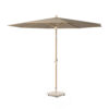 Platinum Sun & Shade parasol Riva teak look 250cm rond – taupe