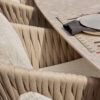 SUNS Avero dining tuinstoel - Camel sand | Misty rope | Seashell bouclé