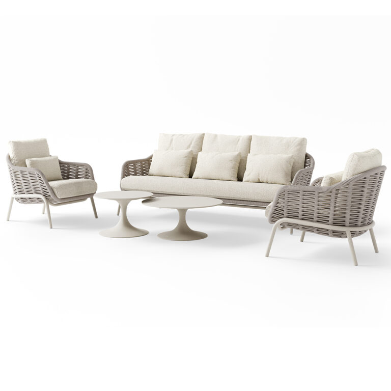 SUNS Casto 5-delige sofa loungeset - Camel Sand