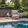 SUNS Casto High Back loungestoel + hocker