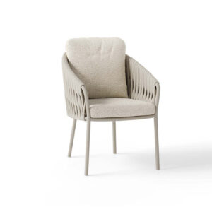 SUNS Nappa tuinstoel - Camel sand | Misty rope | Seashell bouclé