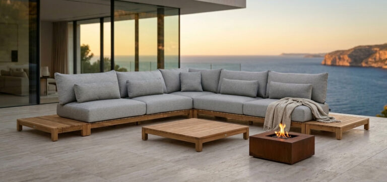 SUNS Portofino 6-delige loungeset - Soft Grey