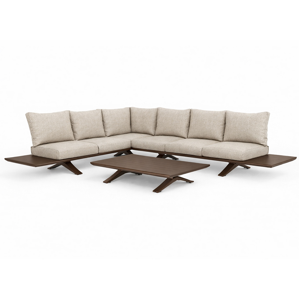 SUNS Stockholm 3-delige hoek lounge set - Bronze