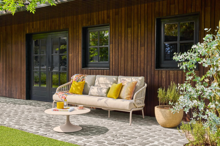 SUNS Tosca 3-zits loungebank - Camel Sand