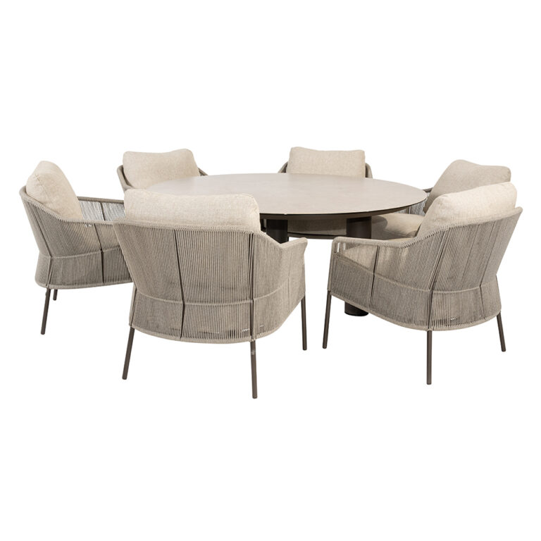 Taste by 4 Seasons Outdoor Florence LOW diningset + Donato LOW dining tafel