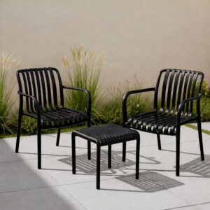 Tuinset 3-delig Zwart