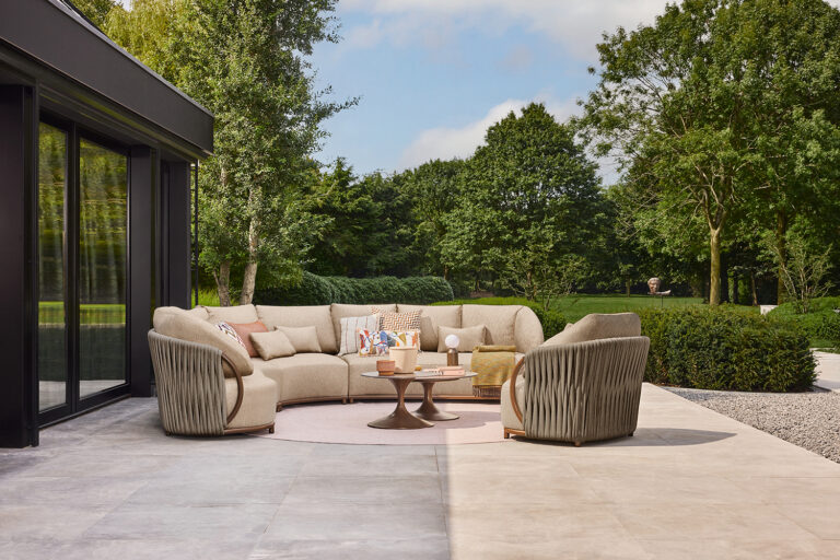 Vivaro 5 pcs lounge set (2-seater Left, 2-seater right, rounded middle, 60cm & 80cm LT)