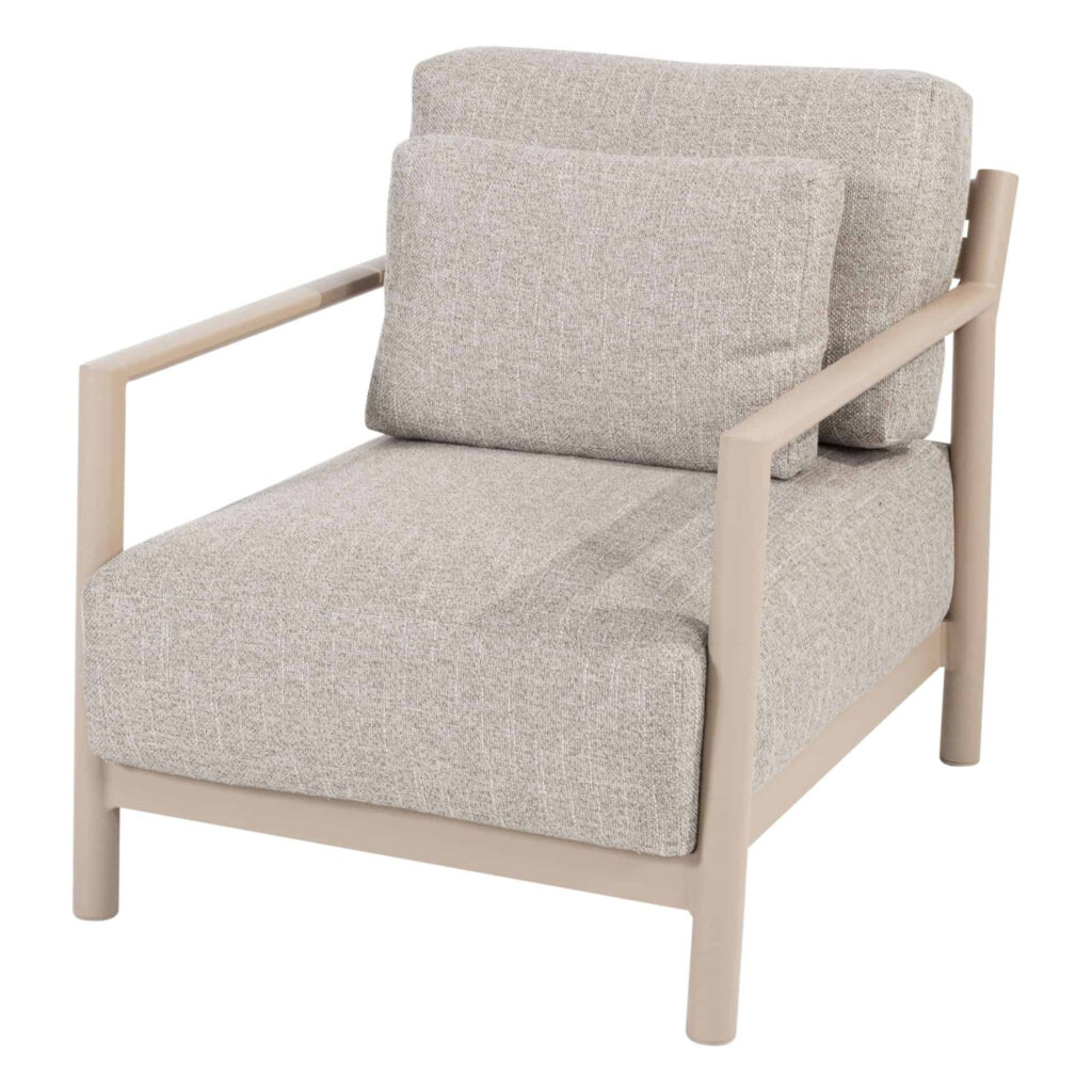 4 Seasons Outdoor Mykonos lounge tuinstoel - Latte