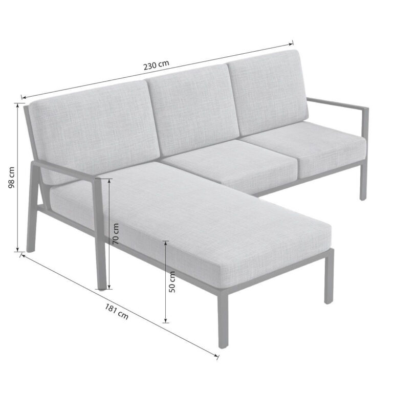 Kettler Zenith Chaise Longue loungeset Links