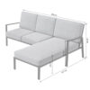 Kettler Zenith Chaise Longue loungeset Rechts