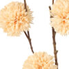 Kunstbloem Pompom spray 98cm Light Cream