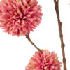 Kunstbloem Pompom spray 98cm Roze
