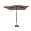 Parasol Denia push-up vierkant 200x200cm - Taupe