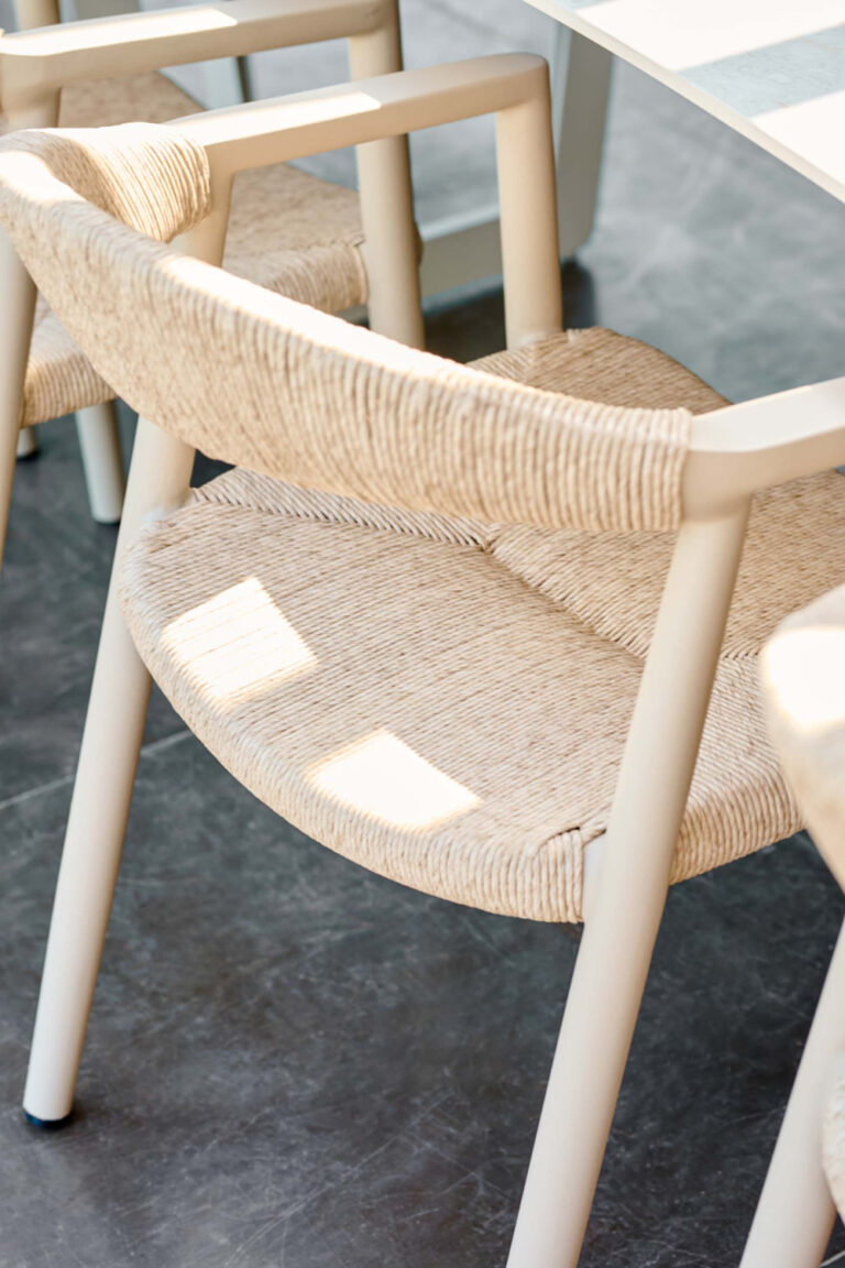 SUNS Pemba dining tuinstoel - Champagne