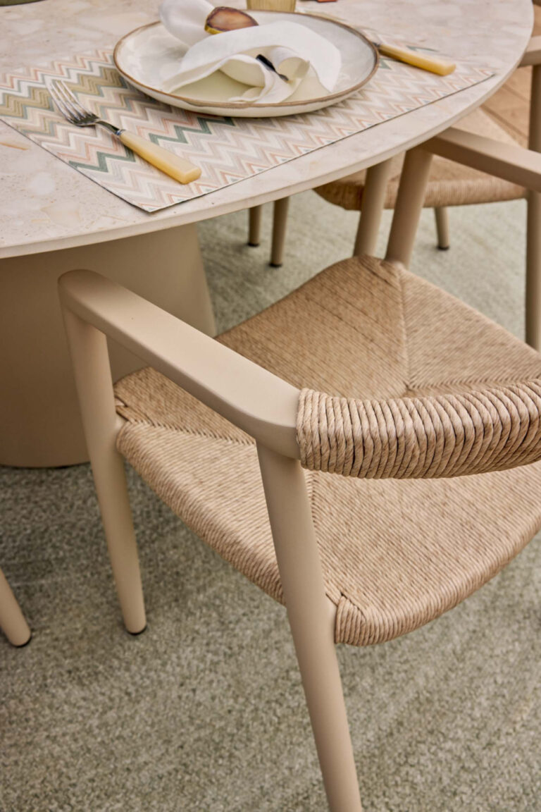 SUNS Pemba dining tuinstoel - Champagne