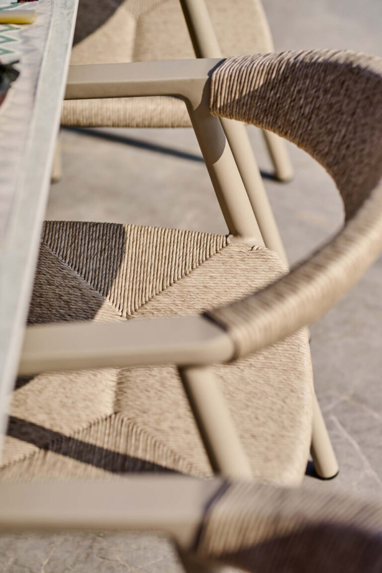 SUNS Pemba dining tuinstoel - Champagne