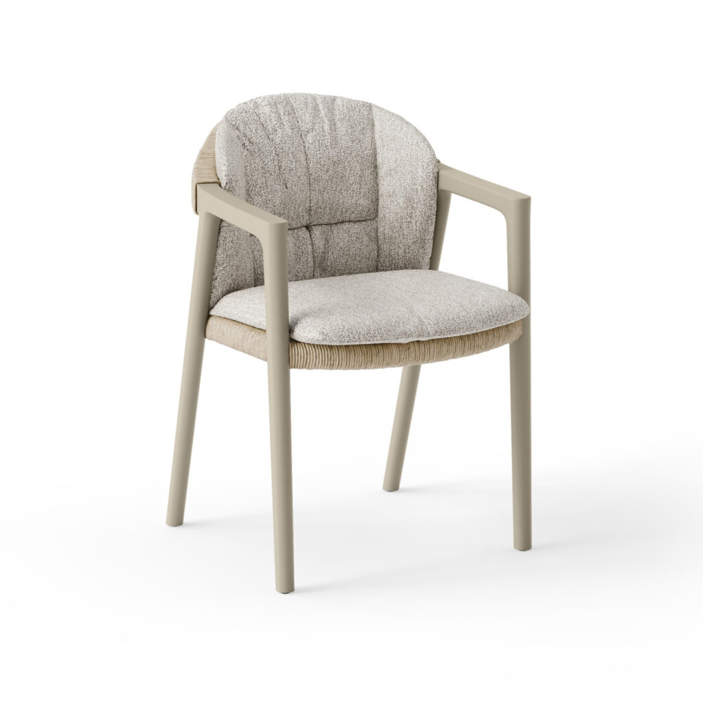 SUNS Pemba dining tuinstoel - Champagne