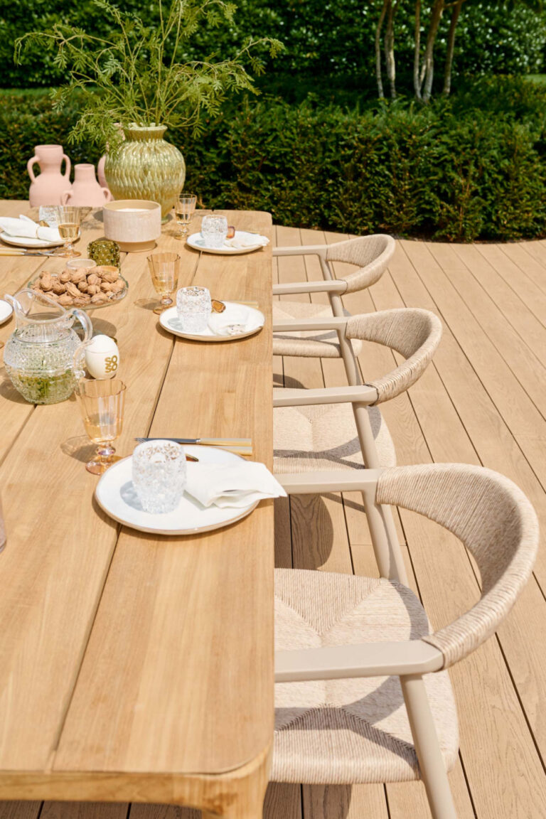 SUNS Pemba dining tuinstoel - Champagne