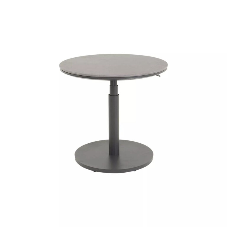 Geneva bijzet tafel verstelbaar 59cm - antraciet