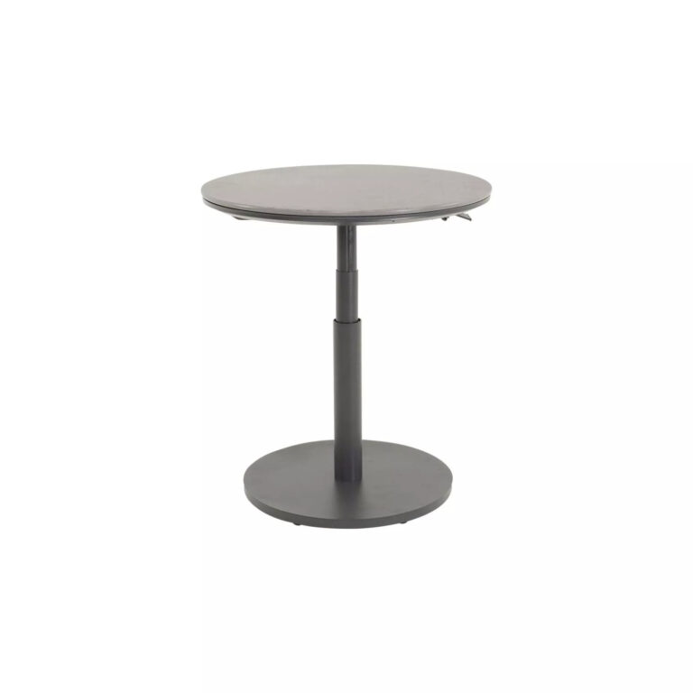 Geneva bijzet tafel verstelbaar 59cm - antraciet