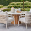 Happy Cocooning tafelbrander Lumi Rib - Oyster Beige