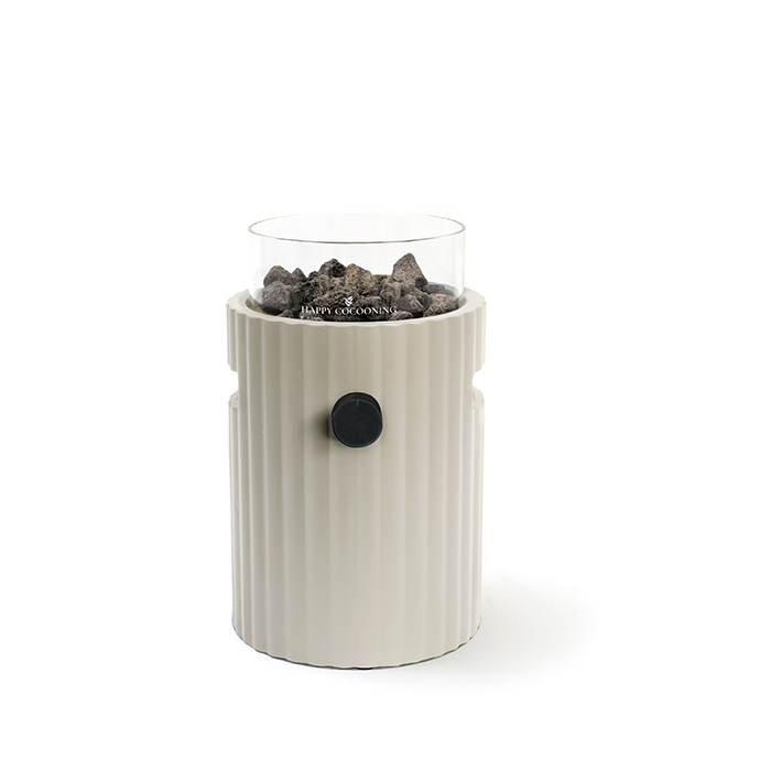 Happy Cocooning tafelbrander Lumi Rib - Oyster Beige