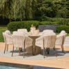 Happy Cocooning tafelbrander Lumi Rib - Oyster Beige
