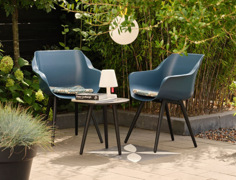 Hartman Sophie Studio Arm tuinstoel - Steel Blue