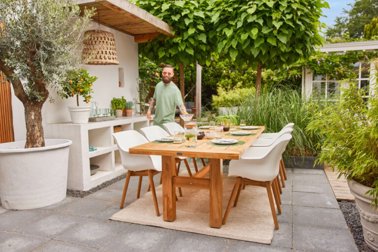 Hartman Sophie Studio Teak arm tuinstoel - Wit