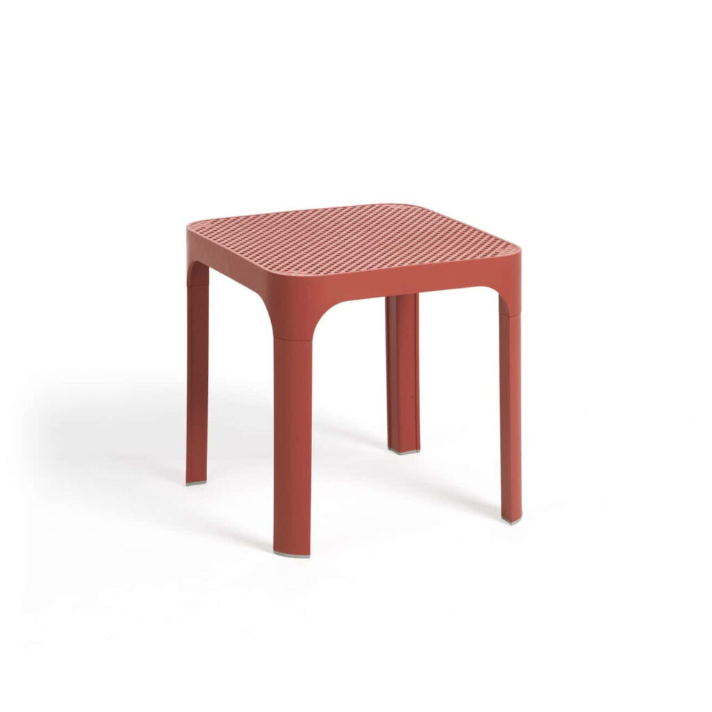 Nardi NET bijzet tafel 40x40cm - Corallo