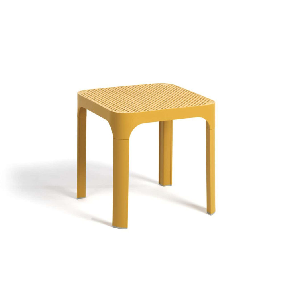 Nardi NET bijzet tafel 40x40cm - Senape