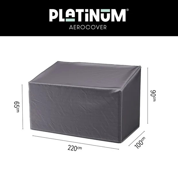 Platinum Aerocover Loungebankhoes hoge rug Aerocover 220x100xH65/90