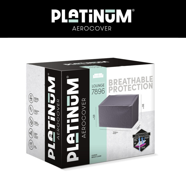 Platinum Aerocover Loungebankhoes hoge rug Aerocover 220x100xH65/90