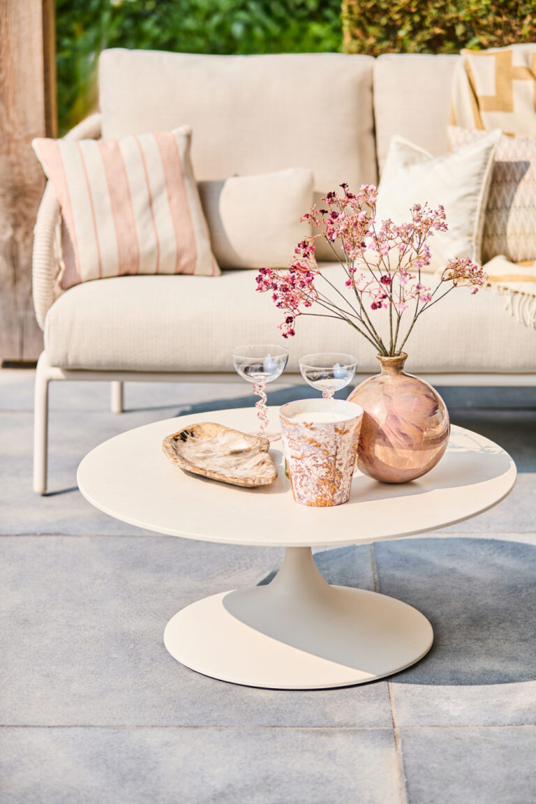 SUNS Nova lounge tuintafel 80cm - Camel Sand