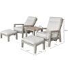 Valerie duo relax loungeset Taupe