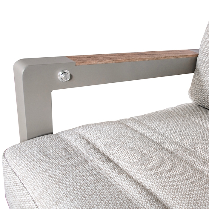 Valerie duo relax loungeset Taupe
