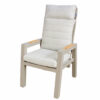 Valerie verstelbare tuinstoel + polywood arm - Taupe