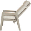 Valerie verstelbare tuinstoel + polywood arm - Taupe