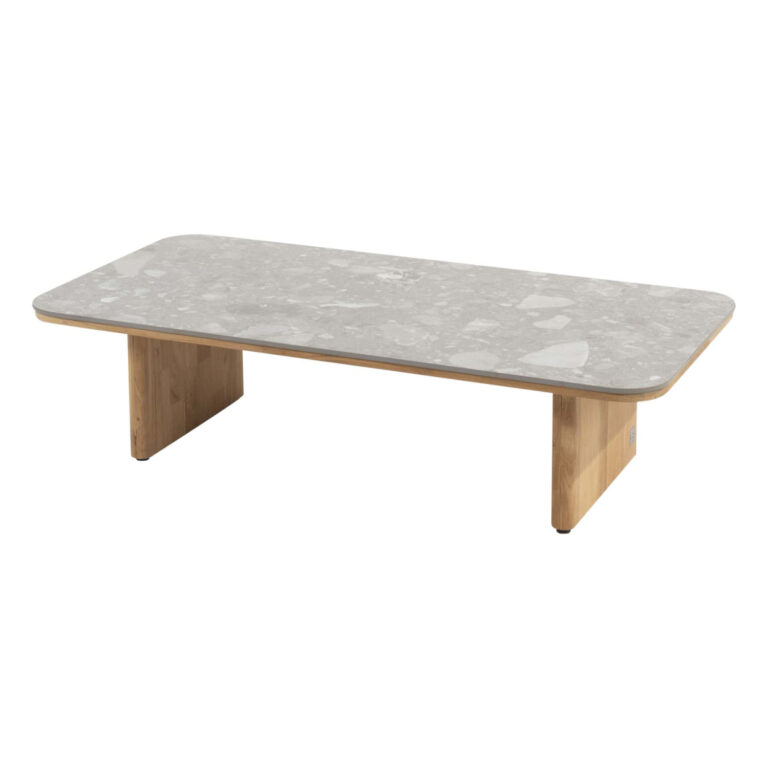 4 Seasons Outdoor Lucas salontafel teak/keramiek 120x60x30 cm
