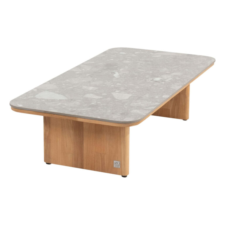 4 Seasons Outdoor Lucas salontafel teak/keramiek 120x60x30 cm