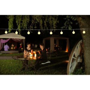 50 Partylights LED 10 meter - warm wit