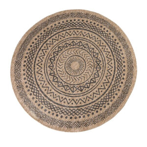 Buitenkleed Juto Brown 160 cm rond