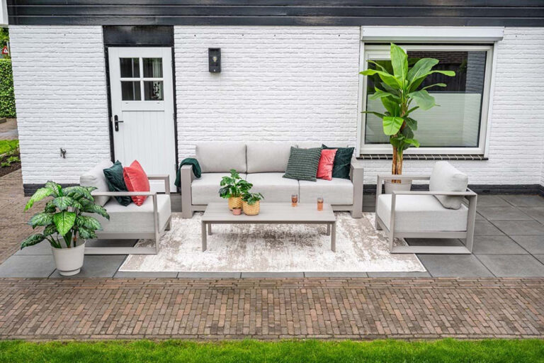 Garden Impressions Levanto 3-zits lounge bank Taupe